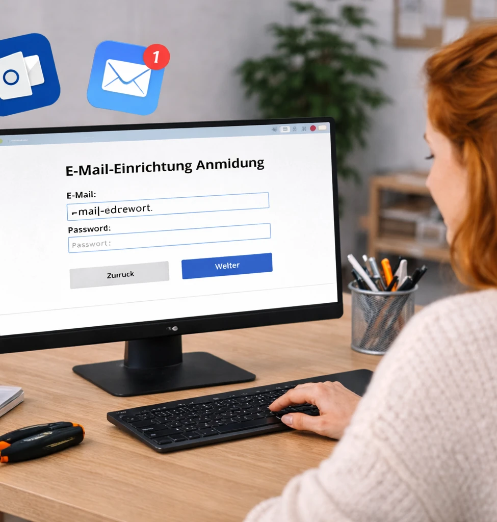 E-Mail-Einrichtung an PC & Laptop