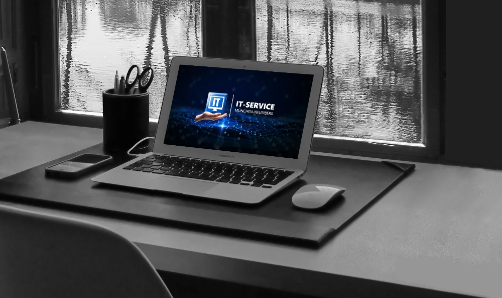 Laptop mit IT-Service München-Neubiberg