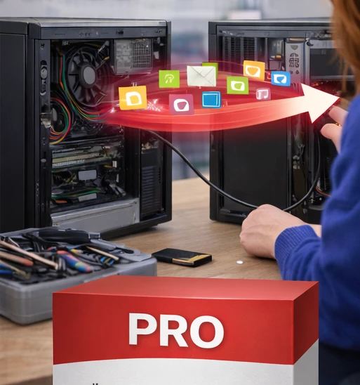 Datenübertragung von PC zu PC – Pro