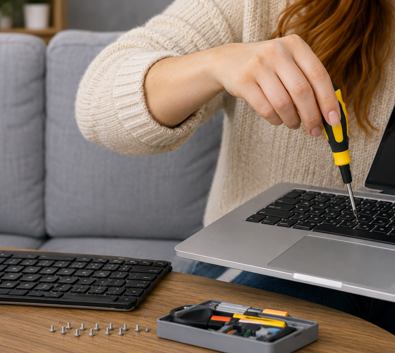 Tastaturtausch am Laptop