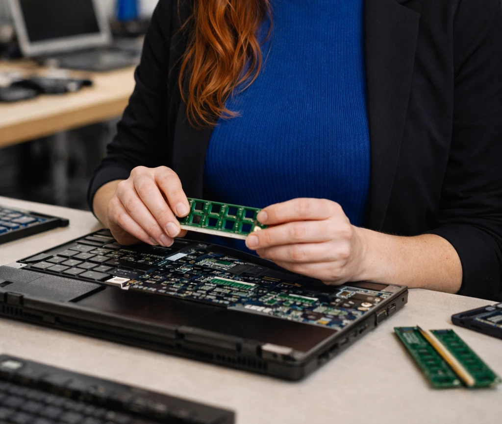 Laptop-Aufrüstung mit Arbeitsspeicher